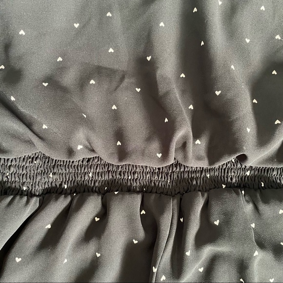 Xhiliration // Heart-Print Romper - Picture 5 of 8